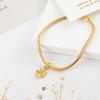 New Sparking Gold Plated Charm Beads Dangle Fit Original Snake Bracelet Necklace Beads For Diy Jewelry Women Gift