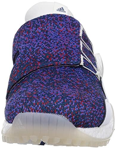 Adidas Golf Women's Code Chaos Boa 21 Golf Shoes, White/Legend Marine/Scarlet, Size 22.5 cm