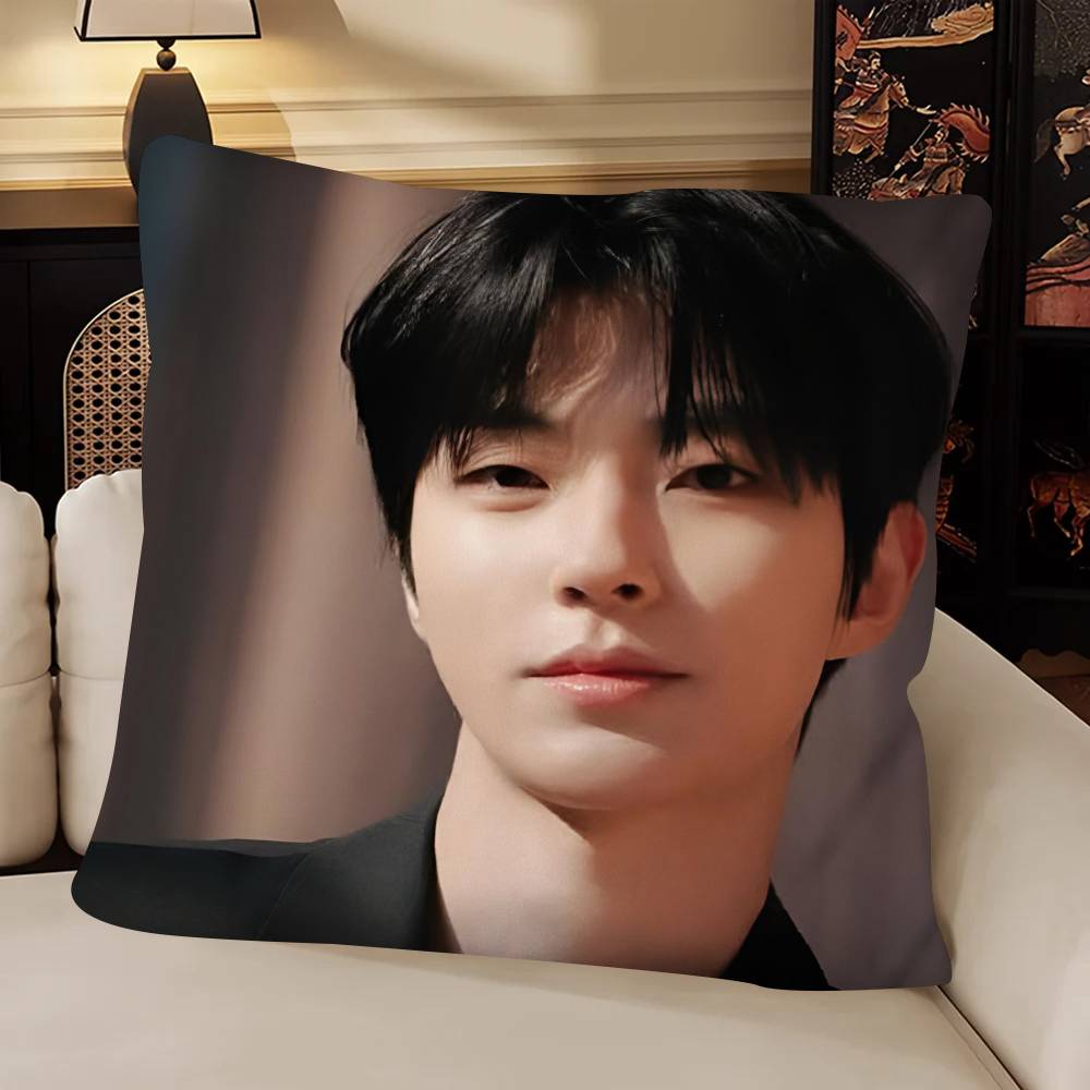 Korean Actor HHwang Inyoup Pillow Case Fashion Square Pillowcase Bedroom Sofa Room Ins Decoration Leisure