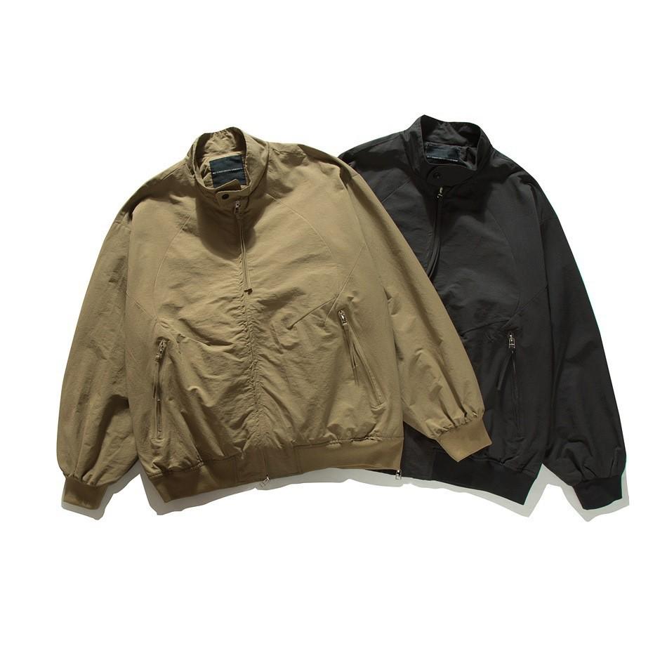 Unisex ORIGTEEN Casual Harrington Jacket - Stand Collar & Loose Fit 578