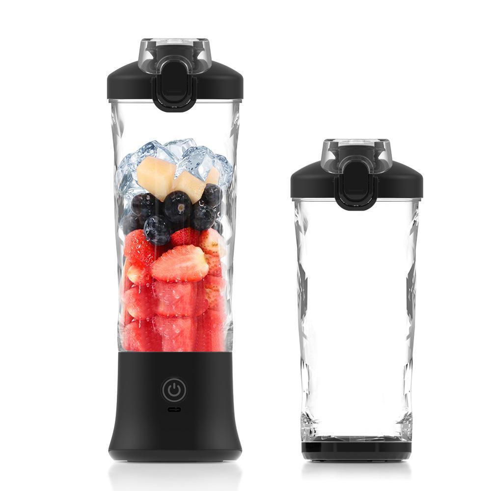 Portable Rechargeable Juicer: 600ml, Multi-Function Ice Fruit Crusher