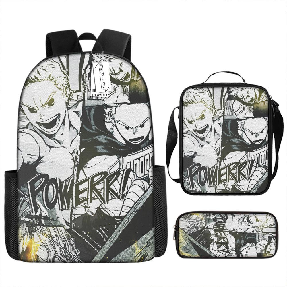 My Hero Academia MyHeroAcademia Student School Bag Burden Reduction Spine Protection Backpack Backpack Lightweight Spine Protection