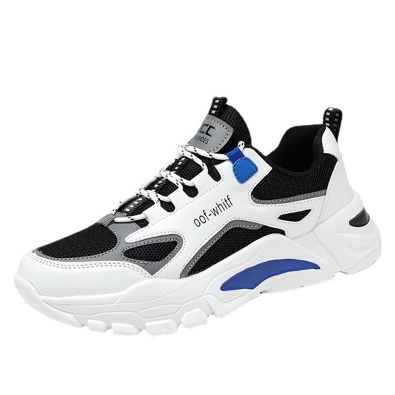 Men's shoes spring new breathable mesh platform men's sports shoes student running shoes casual shoes