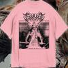 2026 Sekiro Game Tee Unisex Short Sleeve Tee Vintage Distressed Samurai Warrior Print Black Metal Gothic Letter Casual Tees