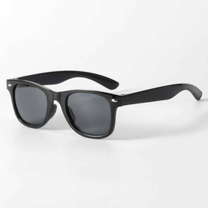 Anti-UV Color Block Children's Sunglasses: Trendy, Cute, Comfortable, Windproof & Sandproof for Boys and Girls