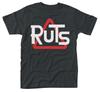 Černé unisex tričko s logem The Ruts