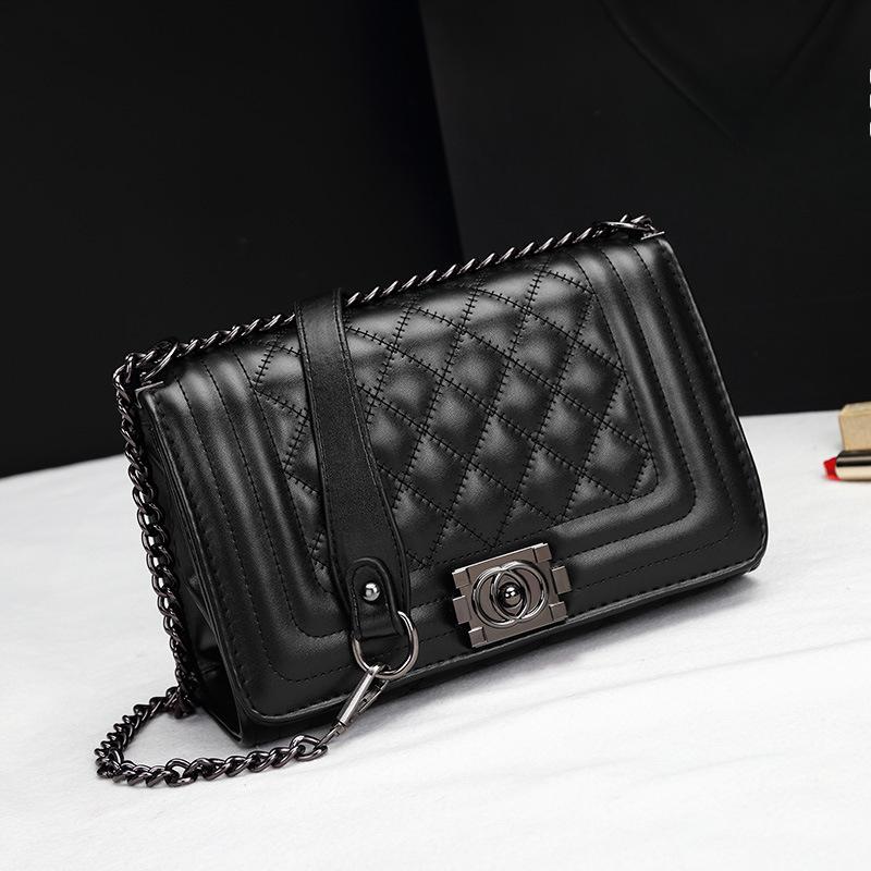 Módní kabelka s diamantovým řetízkem pro ženy Nová retro snadno kombinovatelná dívčí malá čtvercová kabelka přes rameno diagonální kabelka pro horkou maminku