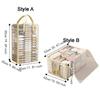 Transparent PVC Clothes Storage Bag Large Capacity Moving Packing Bag  Bedroom