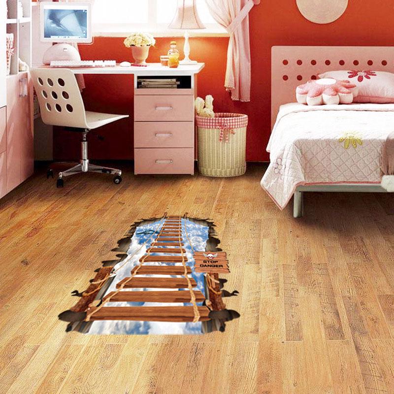 3D Cosmic Raum Wandaufkleber Brücke Heim Dekoration für Kinder Wohnzimmer Boden 3D Cosmic Raum Wandaufkleber Brücke Heim Dekoration für Kinder Wohnzimmer Boden