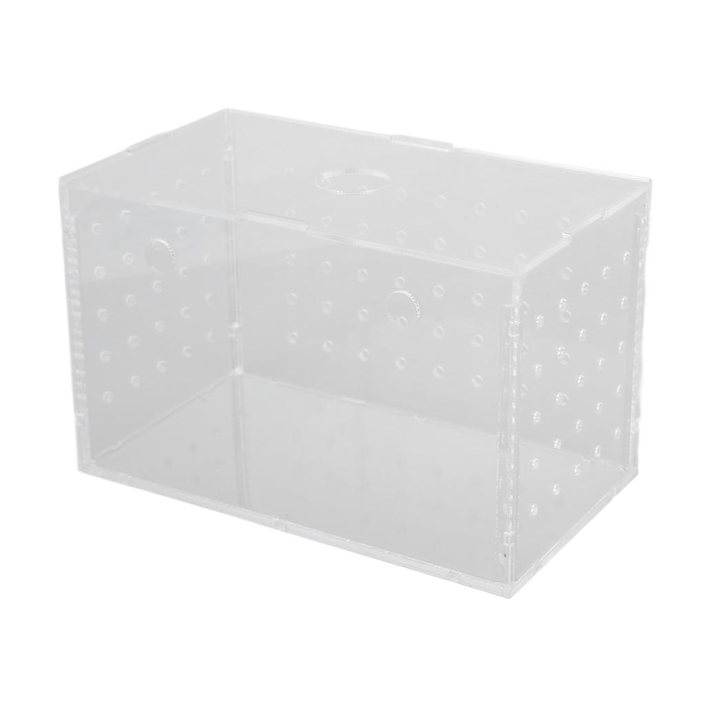 Fiskeoppdrettsboks Akryl med høy gjennomsiktighet Klekkeri Inkubatortank med sugekopper for baby