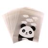 100Pcs/Pack Panda Decoration Self-Adhesive Cookies Bag Wedding Candy Bags