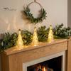 Bedroom Decoration Light Lighted Christmas Tree Ornaments, Mini Xmas Night Light, Battery Operated Holiday Home Decor Table Lamp, Decorative
