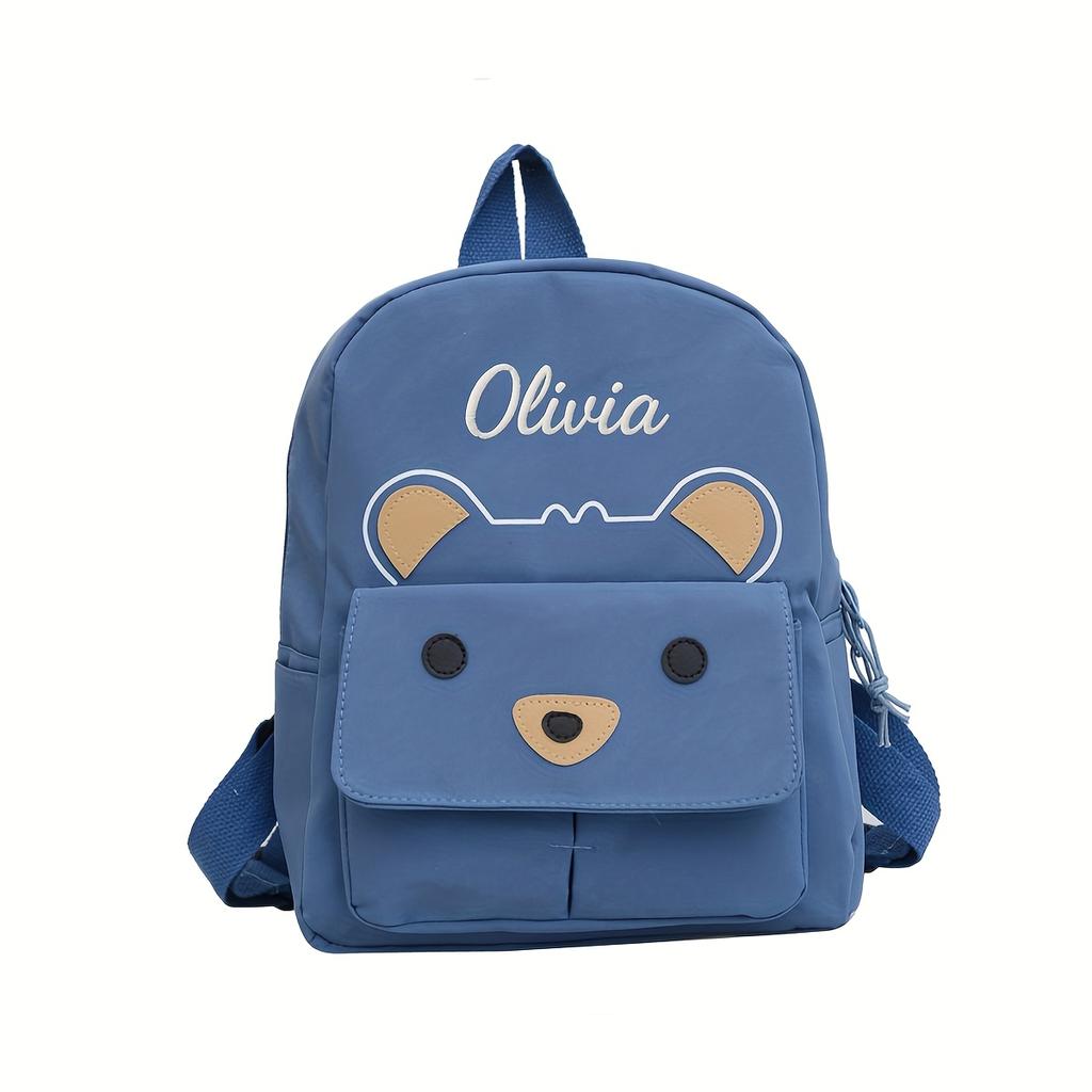 Embroidered Toddler Backpack Custom Kids Backpack Personalized Children'S Backpack Kids School Gift Laptop Bag Back To School