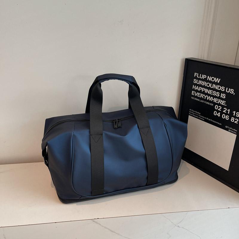 Dry and Wet Separate Travel Bag Women's Large Capacity Outdoor Duffel Bag Extensible Lightweight Yoga Fitness Bag