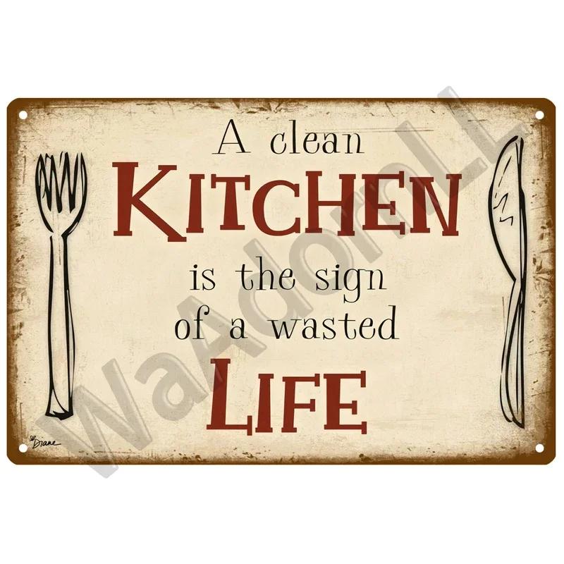 Metal Sign Home Decor Fast Food Vintage Tin Sign Plaque Metal Retro Plate Hot Dog Poster Wall Decor For Kitchen Cafe Diner Bar