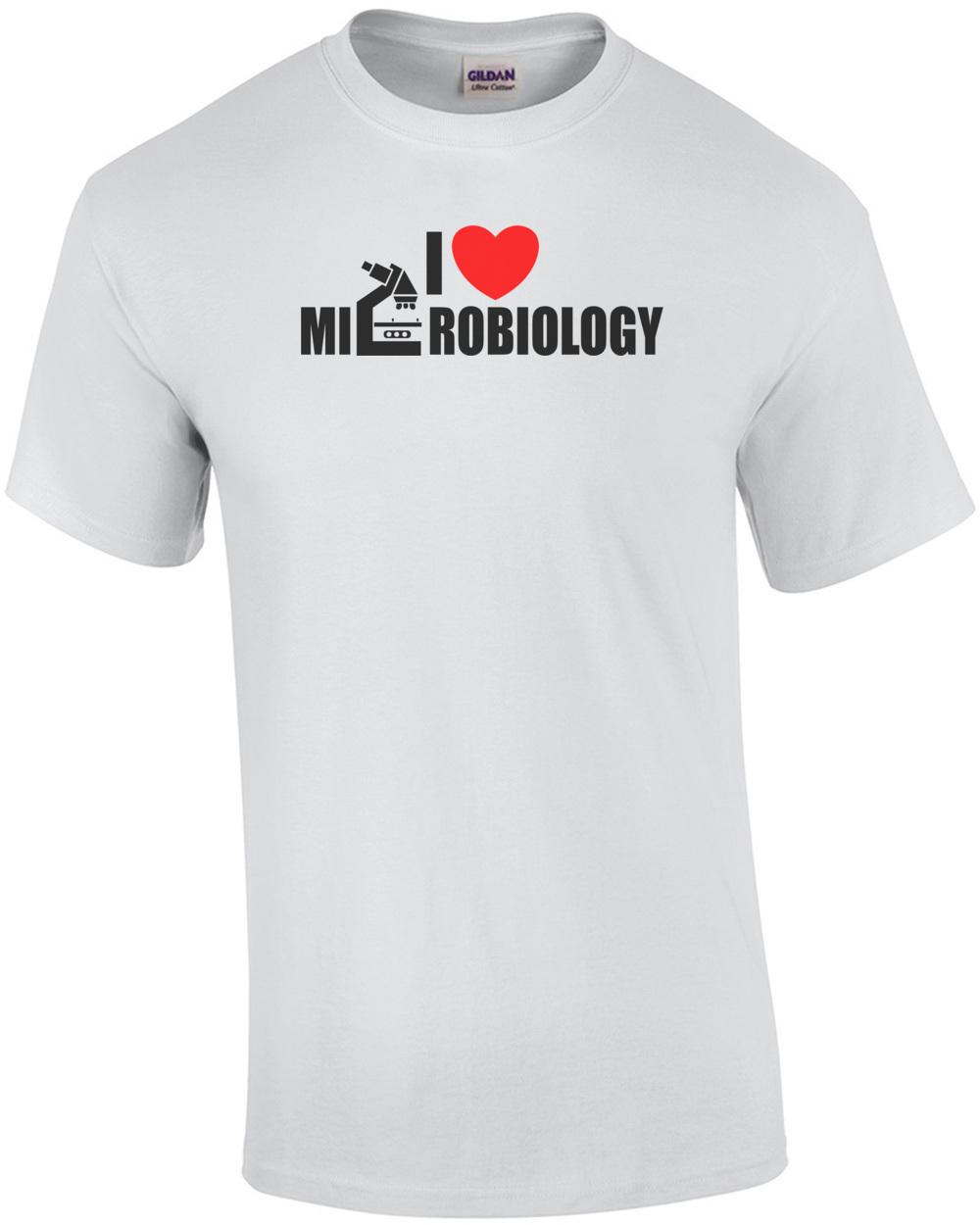 Футболка I Heart Microbiology Унисекс M