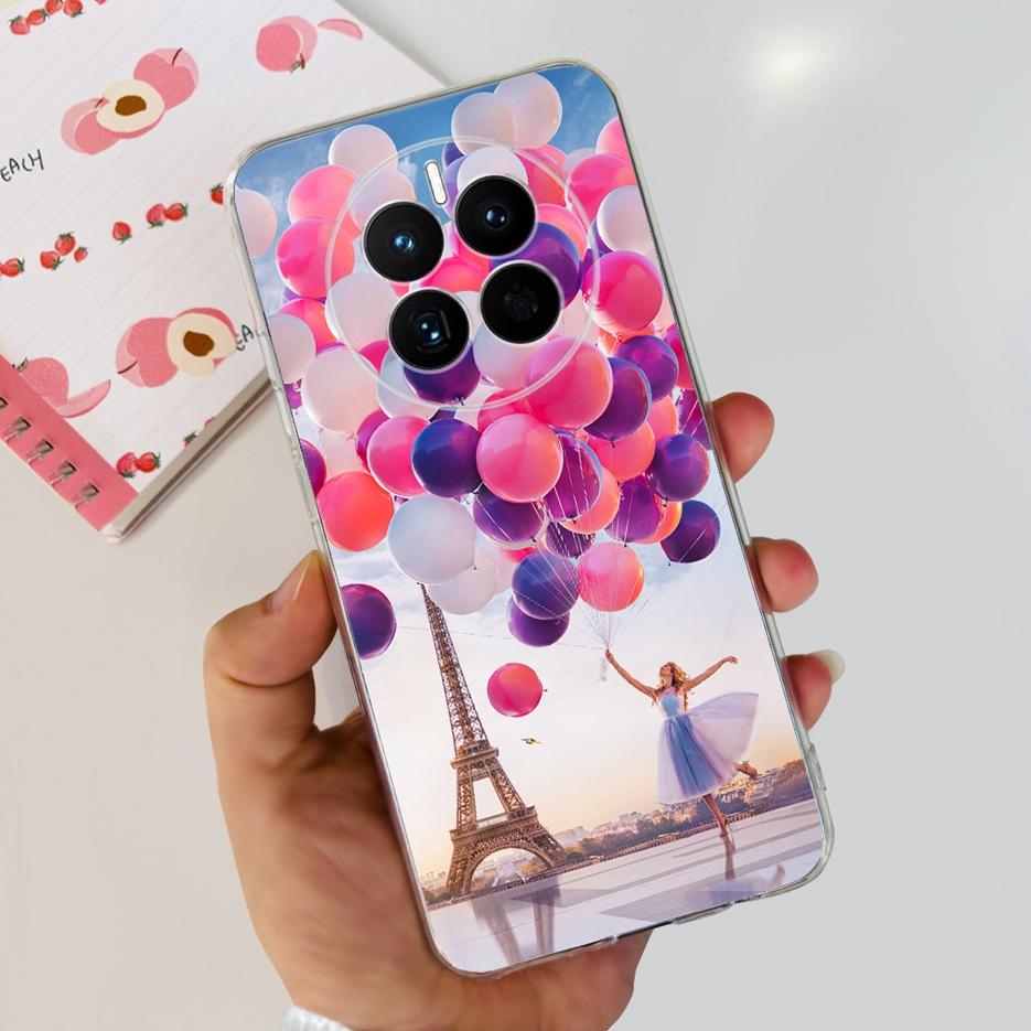 For Huawei Mate 50 Pro Case Stylish Butterfly Flowers Soft Slim Fundas Phone Case For Huawei Mate 50 Mate50 Pro Back Cover Coque
