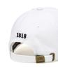 BROOKS BROTHERS [Unisex] Cotton Logo Baseball Cap (White) (Bbacmm7316Aes)