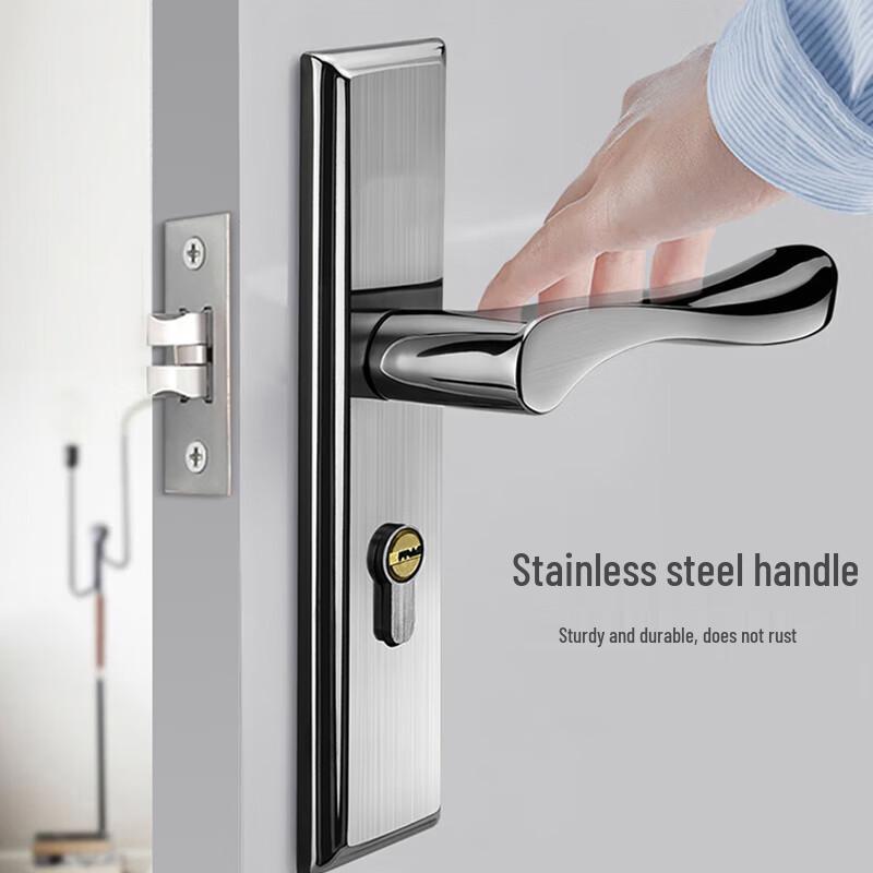 Honggong Stainless Steel Interior Door Handle Lock