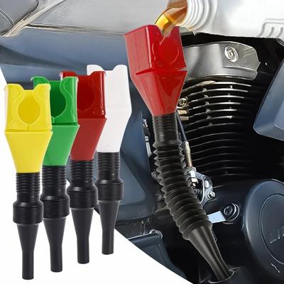 1/5 Stück Auto Teleskopischer Kraftstofftrichter Universal Motorrad Motoröl Benzinfilter Transfertrichter Werkzeug Faltbarer Tragbarer Trichter