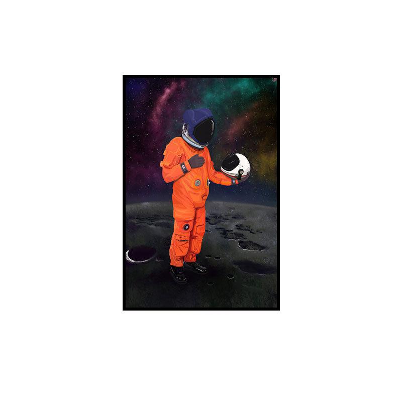 Weltraum-Astronauten-Leinwand-Poster, Druck, moderne Wandkunst, Bild für Wohnzimmer, Heimdekoration, Cuadros