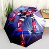 1pc Heroic Guardian Automatic Folding Outdoor Umbrella - 3-Fold Design with 8-Bone Iron Frame, Perfect for Fans, Travelers, Daily Use, and Festiv