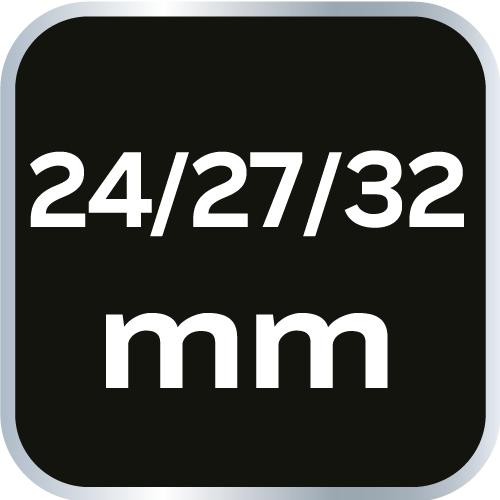 Phillips Wheel Wrench, 24 X 27 X 32 Mm, 3/4"