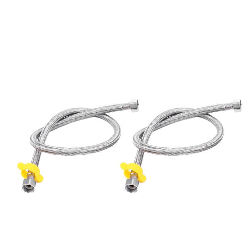 304 Stainless Steel Braided Hot & Cold Water Inlet Hose