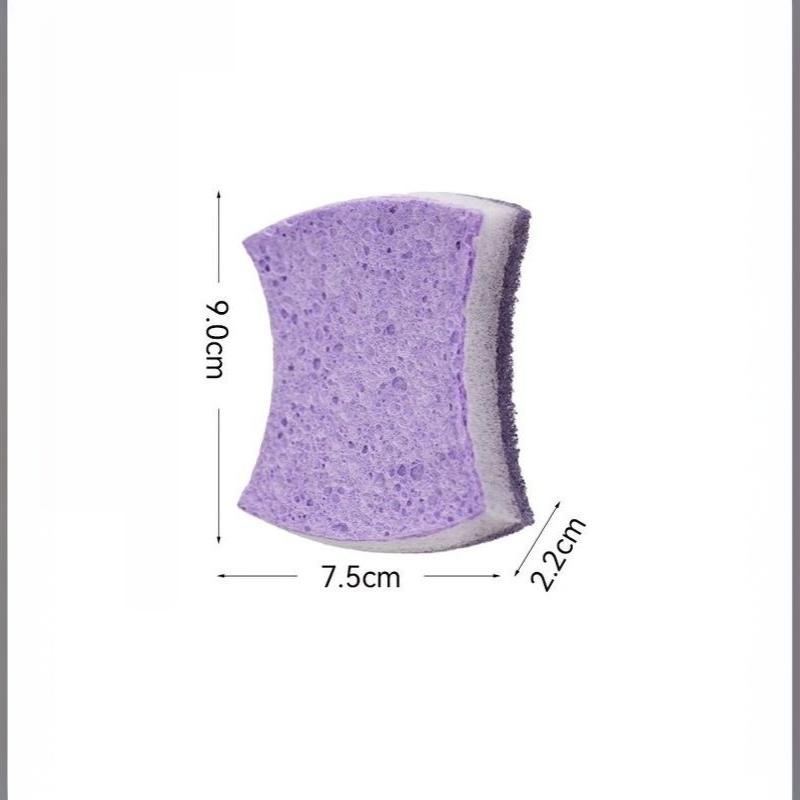 5 PCS Heavy Duty Dishwashing Scrub Sponges Non-Scratch Multi Use for Kitchen Bathroom Wall Tile Cleaning