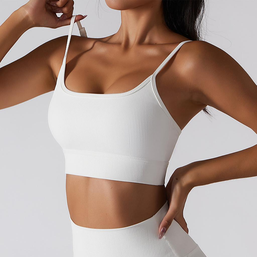 Shockproof Sports Underwear Gather Yoga Bra Running Fitness Beautiful Back Double Shoulder Suspender Yoga Clothes Women