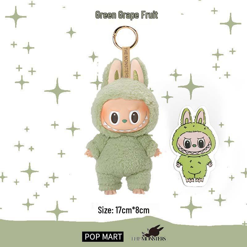 Labubu Gen 1 Bubble Series Matte Vinyl Keychain Plush Doll Gift