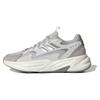 Ozwave Cloudfoam Shoes Comfortable Thick Sole Versatile Shock Absorption Non-Slip Low-Top Casual Shoes Unisex Shoes Silver White IF9692