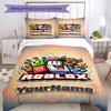 Roblox 103 Customize Your Name Bedding Set Breathable Duvet Cover with Pillowcases Home Decoration Birthday Gift