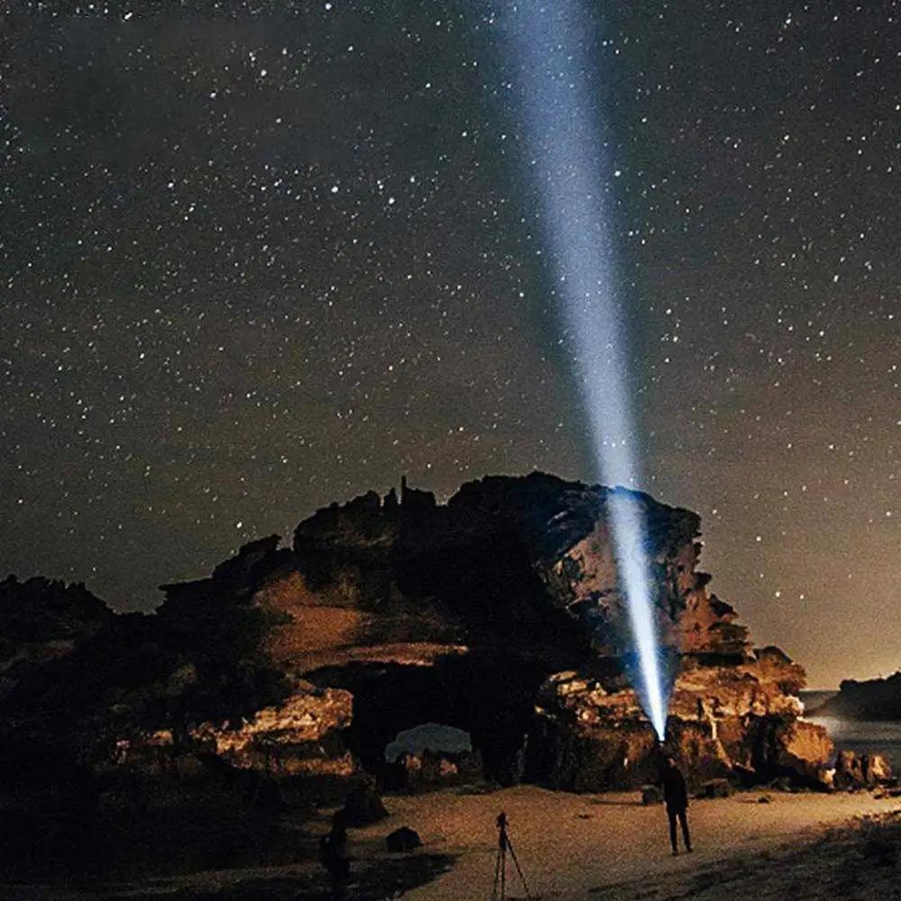 1/2PCS COB LED Multi-Function Flashlight With Side Rechargeable Light USB Charging Adjustment Portable Outdoor Camping Flashligh