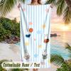 Miffy Beach Towel, Personalized Custom Text, Quick Dry Soft Large Towel For Swimming Pool Travel