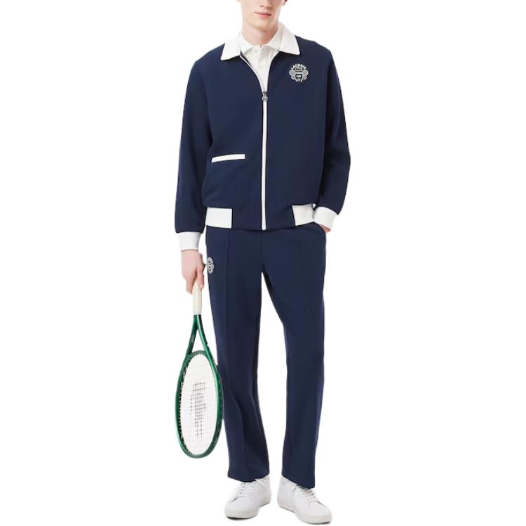LACOSTE SS25 Jacket Men's Marine Blue/White/525 SH8941