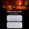 2 Box Salon 3D Skull Pattern Nail Art Slices Clay Halloween Nail Art Sequins Party Decoration for Women