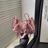 Street Style Small Square Handbag With Zipper Closure For Daily Use Women