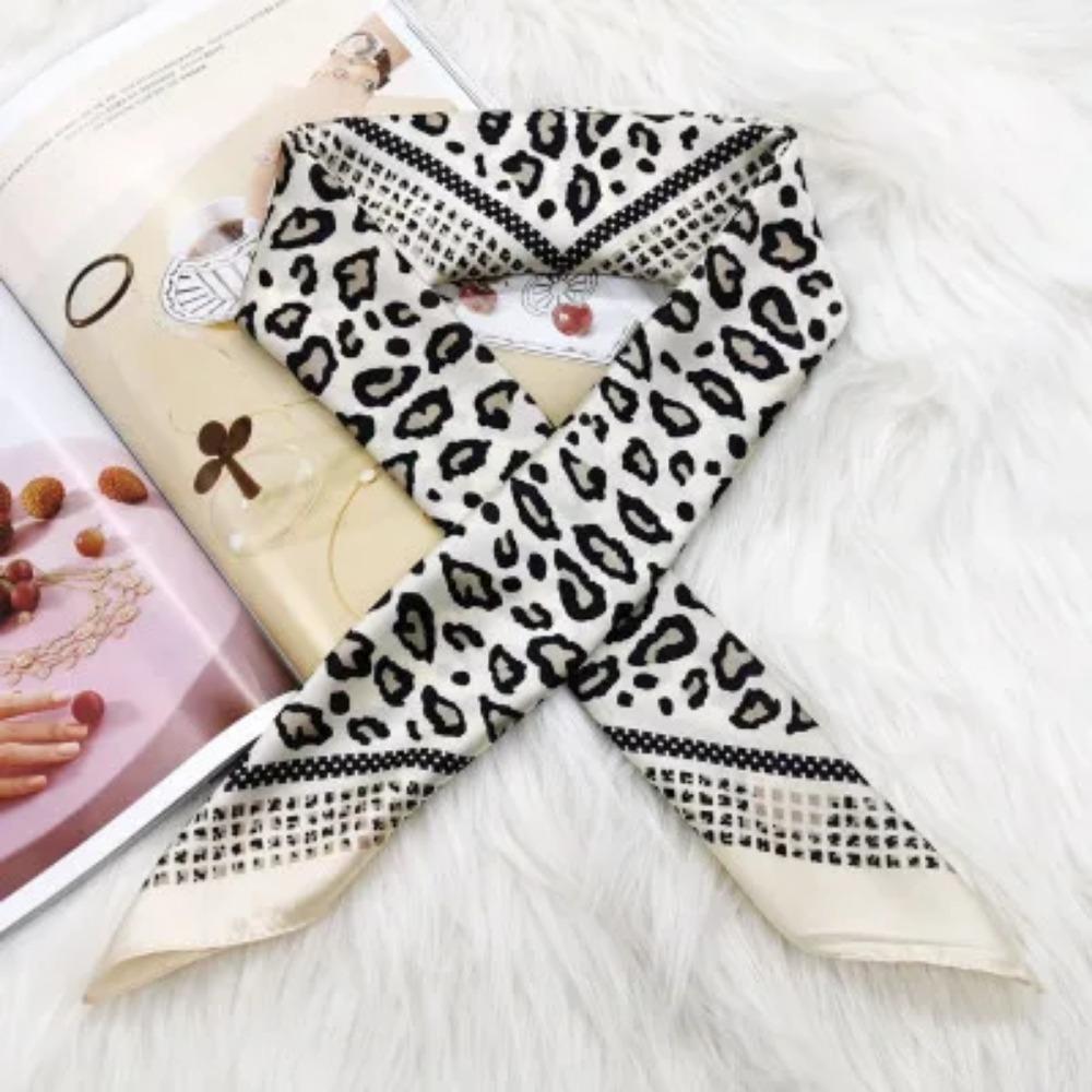 2025 Summer Luxury Brand Silk Scarf Square Women Shawls And Wraps Fashion Office Small Hair Neck Hijabs Foulard Scarves 70*70cm