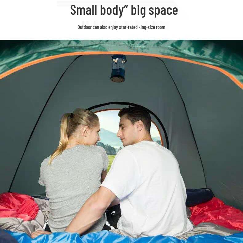 Automatic Quick Open 3-4 Person Camping Tent for Indoor/Outdoor Use