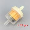 10pcs Motorcycle Oil Filter Inline Gas Fuel Filter Gasoline Filters Tool For Scooter Motorcycle Moped Scooter Dirt Bike ATV