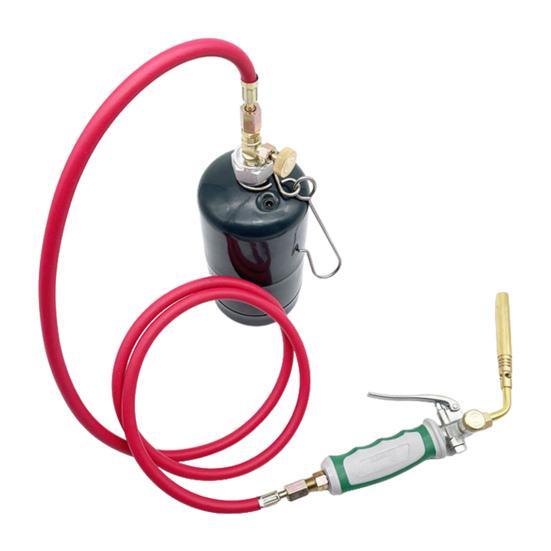 Mapp Torch with Adjustable Flame Propane Torch with 1.6m Hose Portable Welding Torch for Soldering Metalwork Outdoor Use