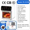 Smart Touch Air Fryer: Multi-functional Large Capacity Electric Oven with Visible Screen