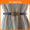 Waist Leather Belt Women Slim With Metal Clasp For Fashionable Outfits Casual