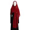 Instant Hijabs For Women Crystal Hemp Chiffon Hand Hanging Sticky Rhinestones Hanging Crystal Wrapping Scarf Headscarf Turban