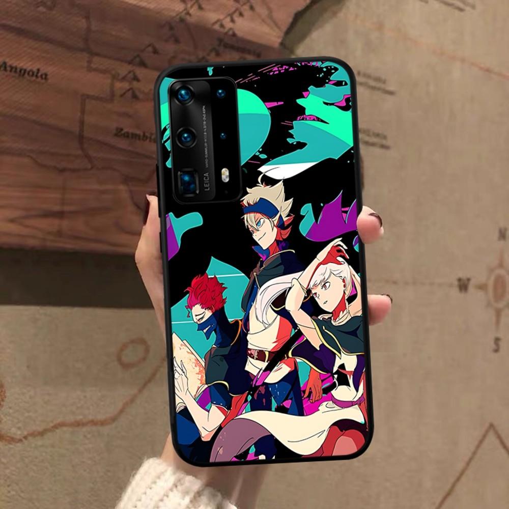 Black Clover Telefoonhoesje Voor Huawei P 8 9 10 20 30 40 50 Pro Lite Psmart Honor 10 Lite 70 Mate 20lite