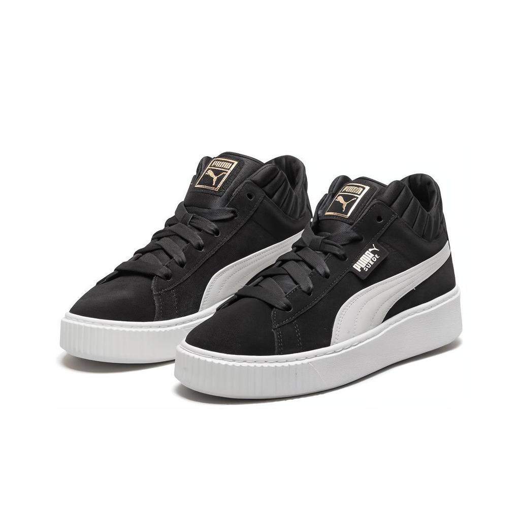 Puma Platform Demi Retro Casual Mid-Top Sneakers Unisex-Sneakers Schwarz 366717-01