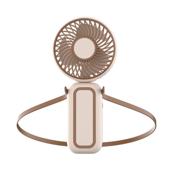 Portable Fan with Lanyard Neck Strap Wide-Angle Airflow High-Speed Motor Low Noise Mini Handheld Cooling Fan
