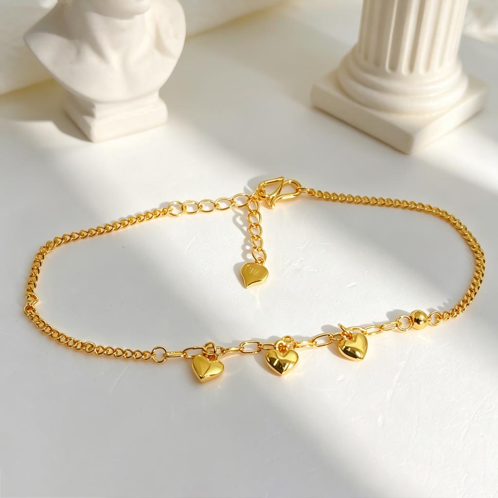 Shiny Heart - 3 BraceletChinese Brand Jewelry Manufacturer SL226