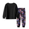 Children's Fashion Suit Skirt Round Neck Long Sleeve Top Pants